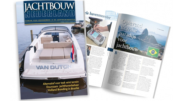 Blue Spirit in magazine Jachtbouw Nederland